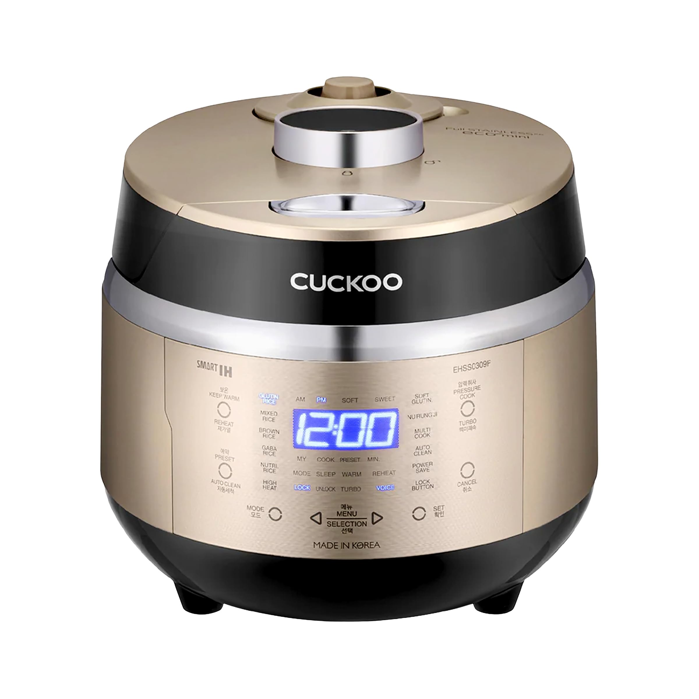 Amazon.com: CUCKOO High Pressure Rice Cooker 3-Cup Uncooked / 6